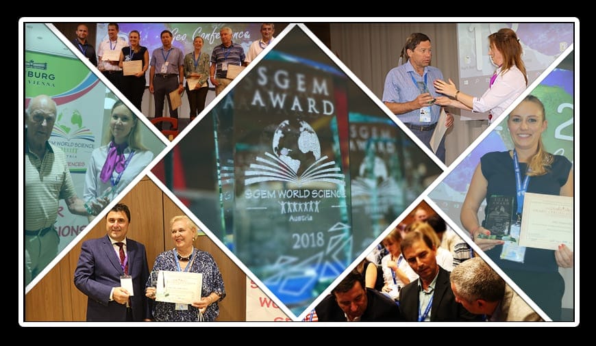 SGEM AWARD Certificates