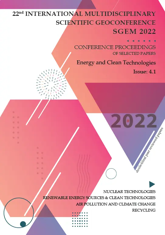 Proceedings SGEM 2022 / Vol. 22, Book4