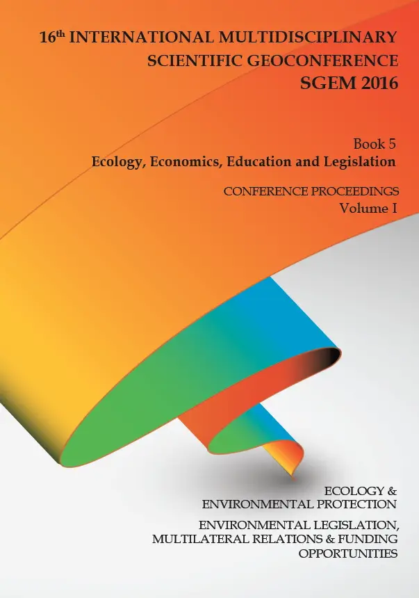 Proceedings SGEM 2016 / Book5