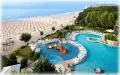 Beachfront swimming pool and the Black Sea coast