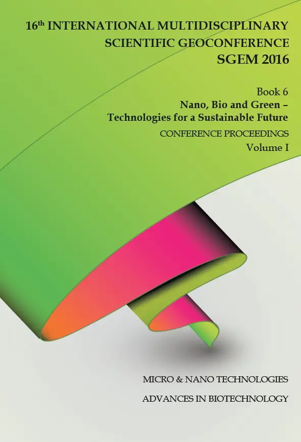 Proceedings SGEM 2016 / Book6